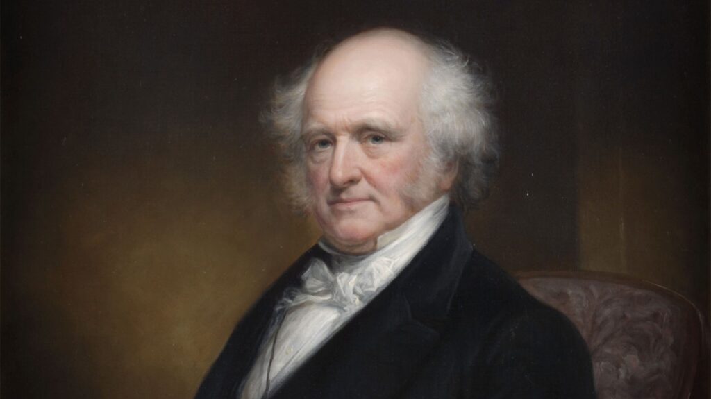 Martin Van Buren, born December 5, 1782, was the first U.S. President of pure early New Netherland settler descent, bringing their ideals and virtues to the White House.