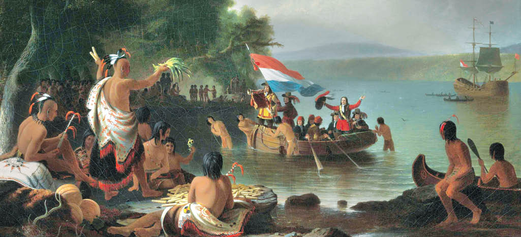 The Friendly Relations of the Indians and Early Dutch Settlers