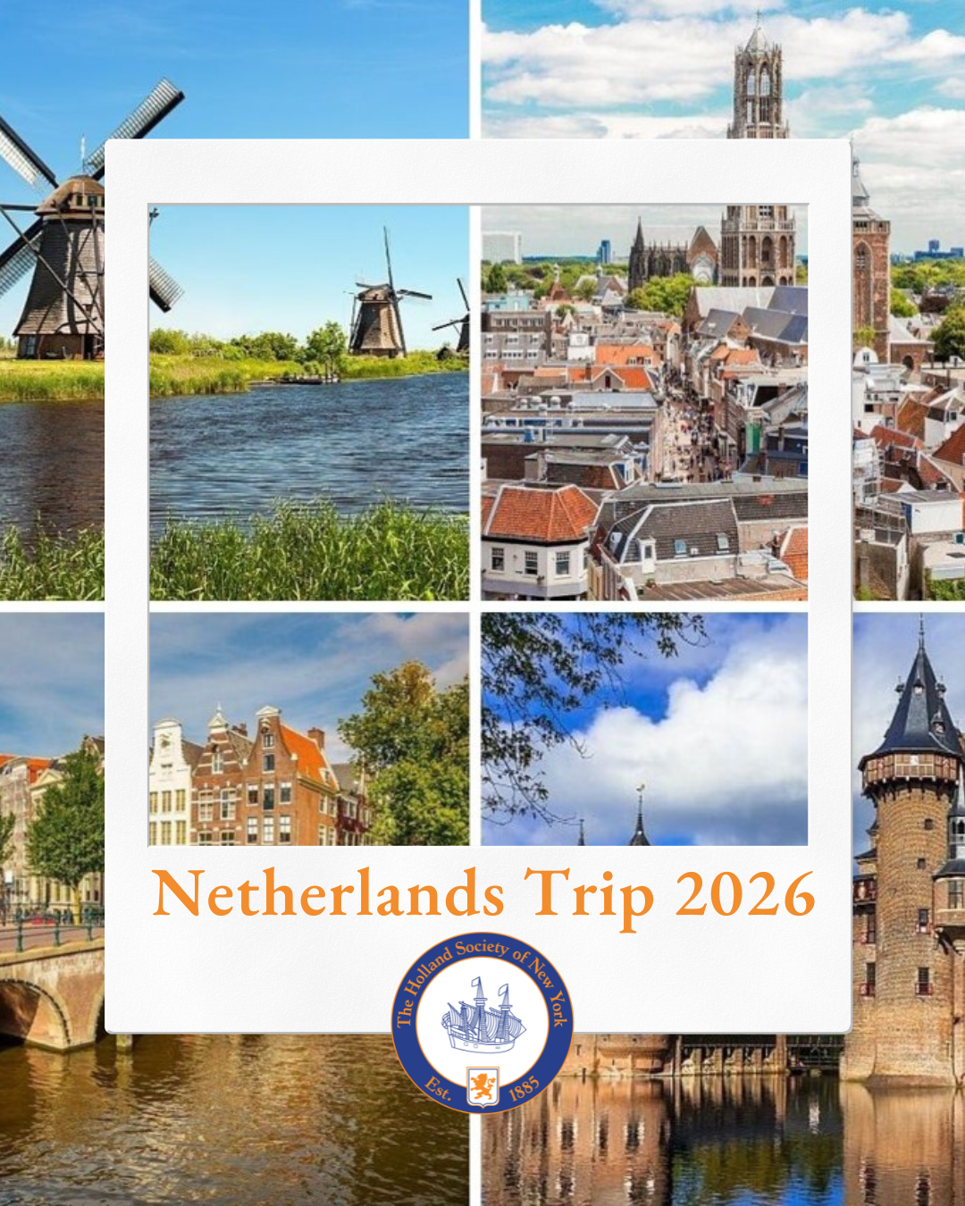 HSNY Netherlands Heritage Trip 2026